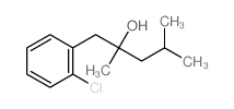 Benzeneethanol,2-chloro-a-methyl-a-(2-methylpropyl)- Structure