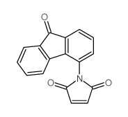 1H-Pyrrole-2,5-dione,1-(9-oxo-9H-fluoren-4-yl)-结构式