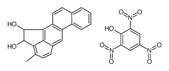 3-methyl-1,2-dihydrobenzo[j]aceanthrylene-1,2-diol,2,4,6-trinitrophenol结构式