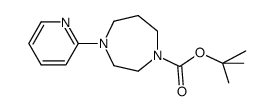 2-Boc-4-(2-pyridyl)homopiperazine structure