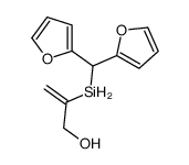 2-[bis(furan-2-yl)methylsilyl]prop-2-en-1-ol Structure