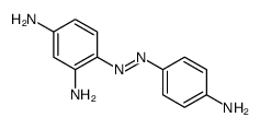 4-[(4-Aminophenyl)azo]-1,3-benzenediamine结构式