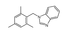 1-[(2,4,6-trimethylphenyl)methyl]benzimidazole Structure