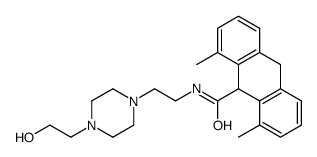 2,2-bis(2,6-dimethylphenyl)-N-[2-[4-(2-hydroxyethyl)piperazin-1-yl]ethyl]acetamide Structure