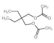 [2-(acetyloxymethyl)-2-ethyl-butyl] acetate结构式