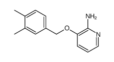 3-[(3,4-dimethylphenyl)methoxy]pyridin-2-amine Structure