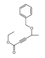 ethyl (4S)-4-phenylmethoxypent-2-ynoate结构式