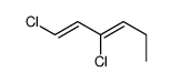 1,3-dichlorohexa-1,3-diene结构式