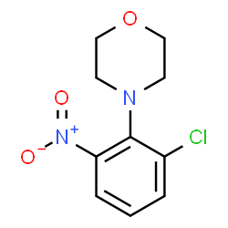 4-(2-Chloro-6-nitrophenyl)morpholine结构式