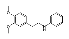 [2-(3,4-dimethoxyphenyl)ethyl]phenylamine Structure