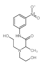 2-(bis(2-hydroxyethyl)amino)-N-(3-nitrophenyl)propanamide结构式
