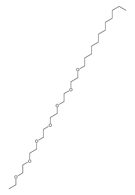 1-[2-[2-[2-[2-[2-(2-ethoxyethoxy)ethoxy]ethoxy]ethoxy]ethoxy]ethoxy]dodecane Structure