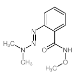 Benzamide,2-(3,3-dimethyl-1-triazen-1-yl)-N-methoxy- structure