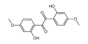 2,2'-hydroxy-4,4'-methoxybenzil Structure