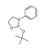 2-tert-butoxy-3-phenyl-1,3,2-oxazaphospholane结构式