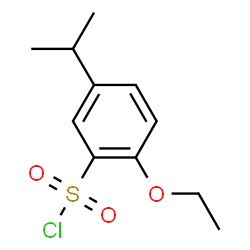 2-ETHOXY-5-ISOPROPYL-BENZENESULFONYL CHLORIDE Structure