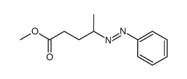 (E)-methyl 4-(phenyldiazenyl)pentanoate Structure