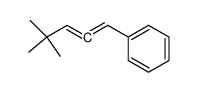 4,4-dimethyl-1-phenyl-1,2-pentanediene Structure