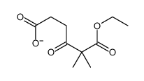 6-ethoxy-5,5-dimethyl-4,6-dioxohexanoate结构式