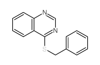 Quinazoline,4-[(phenylmethyl)thio]- Structure