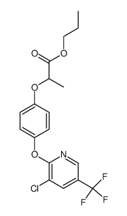 2-[4-(3-Chloro-5-trifluoromethyl-pyridin-2-yloxy)-phenoxy]-propionic acid propyl ester Structure