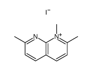 1,2,7-trimethyl-1,8-napthyridinium iodide Structure