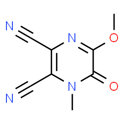 2,3-Pyrazinedicarbonitrile,1,6-dihydro-5-methoxy-1-methyl-6-oxo-(9CI) structure