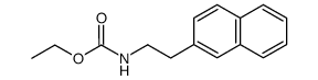 (2-naphthalen-2-yl-ethyl)-carbamic acid ethyl ester结构式