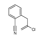 2-Chloro-3-(2-cyanophenyl)prop-1-ene结构式