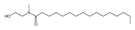 N-(2-hydroxyethyl)-N-methylhexadecanamide Structure