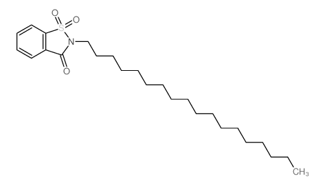 1,2-Benzisothiazol-3(2H)-one,2-octadecyl-, 1,1-dioxide结构式