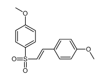 1-methoxy-4-[2-(4-methoxyphenyl)sulfonylethenyl]benzene Structure