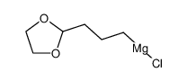(3-[1,3]dioxolan-2-yl-propyl)-magnesium chloride Structure