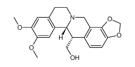 (+)-cis-2,3-Dimethoxy-8-oxo-9,10-(methylenedioxy)-13-(hydroxymethyl)tetrahydroprotoberberine结构式