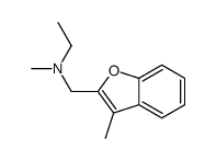 2-Benzofuranmethanamine,N-ethyl-N,3-dimethyl-(9CI) structure