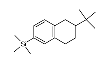 (6-(tert-butyl)-5,6,7,8-tetrahydronaphthalen-2-yl)trimethylsilane Structure