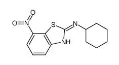 N-cyclohexyl-7-nitro-1,3-benzothiazol-2-amine Structure