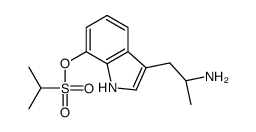 [3-[(2R)-2-aminopropyl]-1H-indol-7-yl] propane-2-sulfonate结构式