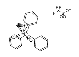 {(η5-C5H5)Re(NO)(PPh3)(vinylidene)}(CF3SO3) Structure