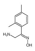 N-[2-amino-1-(2,4-dimethylphenyl)ethylidene]hydroxylamine Structure