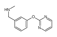 N-methyl-1-(3-pyrimidin-2-yloxyphenyl)methanamine Structure