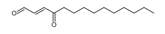 trans-2-tetradecen-1-al-4-one Structure