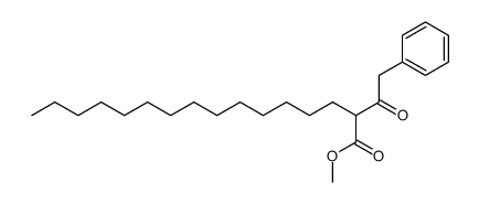 methyl 2-(2-phenylacetyl)hexadecanoate Structure