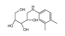 5-Deoxy-5-[(3,4-dimethylphenyl)amino]-D-ribitol结构式