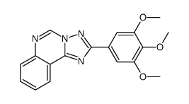 2-(3,4,5-trimethoxyphenyl)-[1,2,4]triazolo[1,5-c]quinazoline结构式