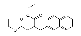 diethyl 2-(naphthalen-2-ylmethyl)butanedioate Structure