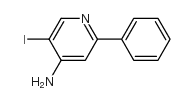 4-Amino-5-iodo-2-phenylpyridine Structure