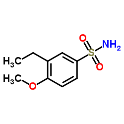 BENZENESULFONAMIDE, 3-ETHYL-4-METHOXY- structure