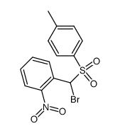 (α-bromo-2-nitro-benzyl)-p-tolyl sulfone结构式