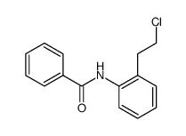 benzoic acid-[2-(2-chloro-ethyl)-anilide]结构式